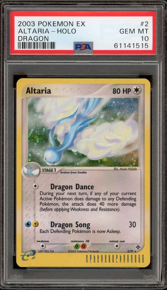 PSA 10 Alaria Holo Dragon