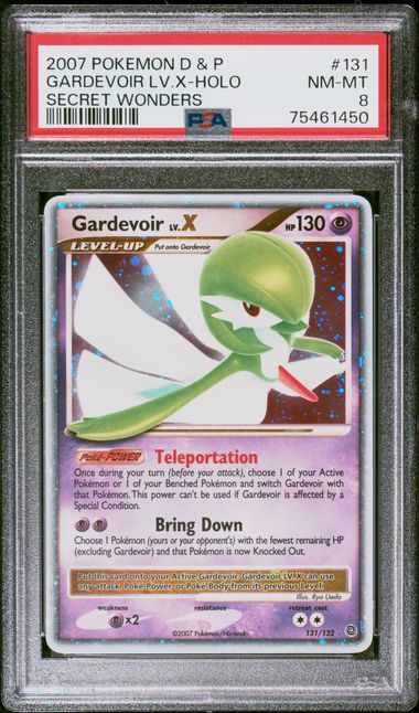 PSA 8 Gardevoir Lv. X Secret Wonders