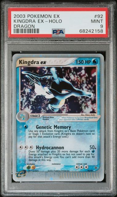 PSA 9 Kingdra ex Dragon