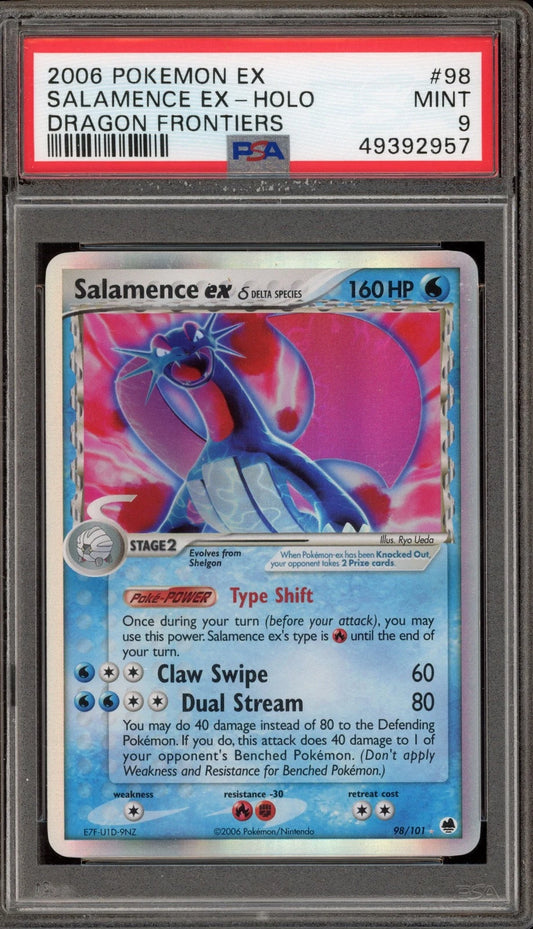PSA 9 Salamence ex Dragon Frontiers